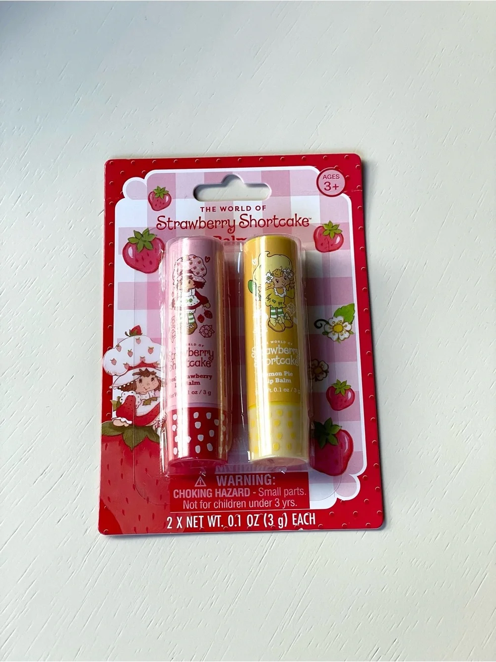 NIP Strawberry Shortcake sugar lip scrub & lip balm duo
